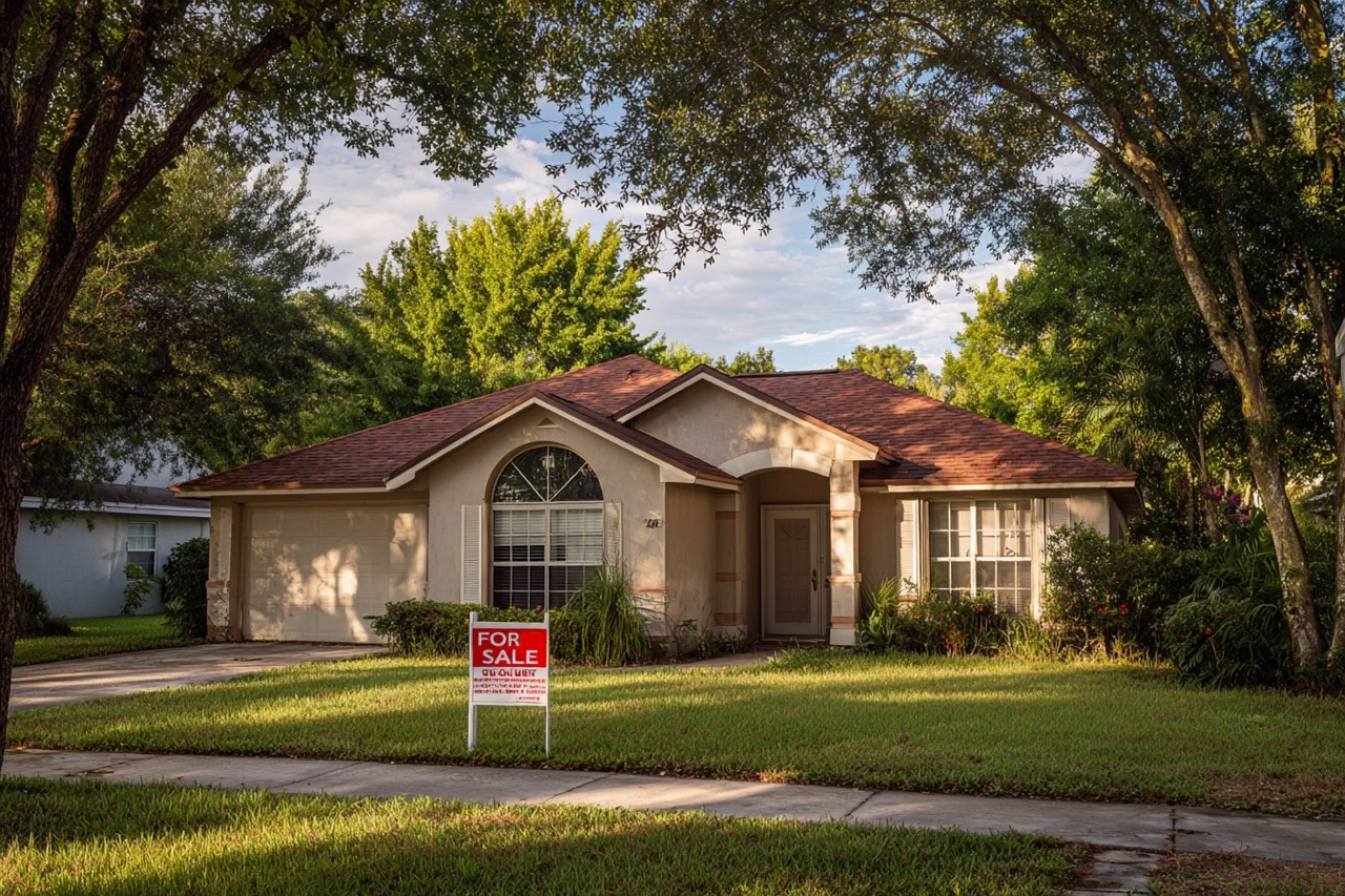 Family home for sale during divorce in Tampa FL