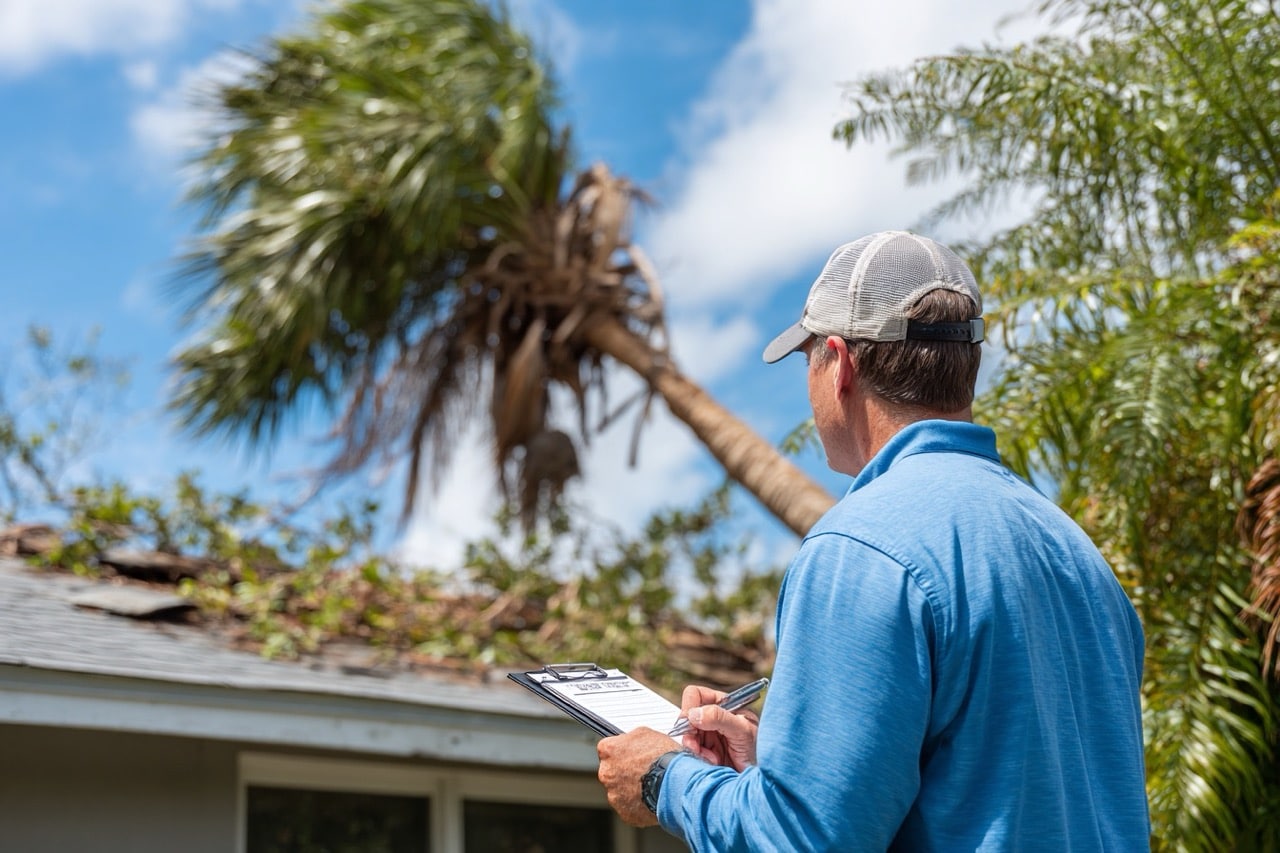 Tampa Florida home inspection and permit process for storm damage repairs